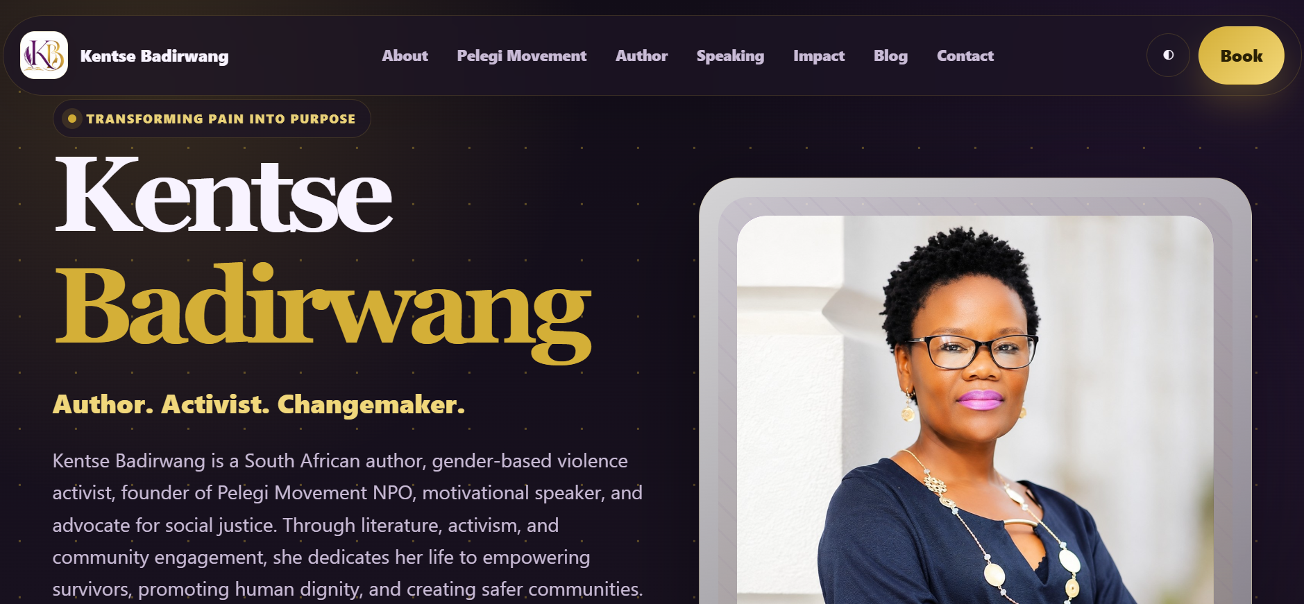 Kentse Badirwang — Author, Activist, Changemaker